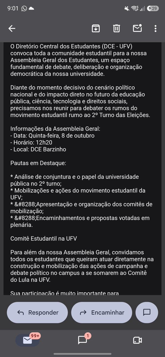 gabrieldsgalvao's tweet photo. @Arrogantzeiro @JhonynSiqueira Campanha para o Lula dentro da universidade federal de viçosa! Esse povo é mau caráter https://t.co/RJSdvUMBhu