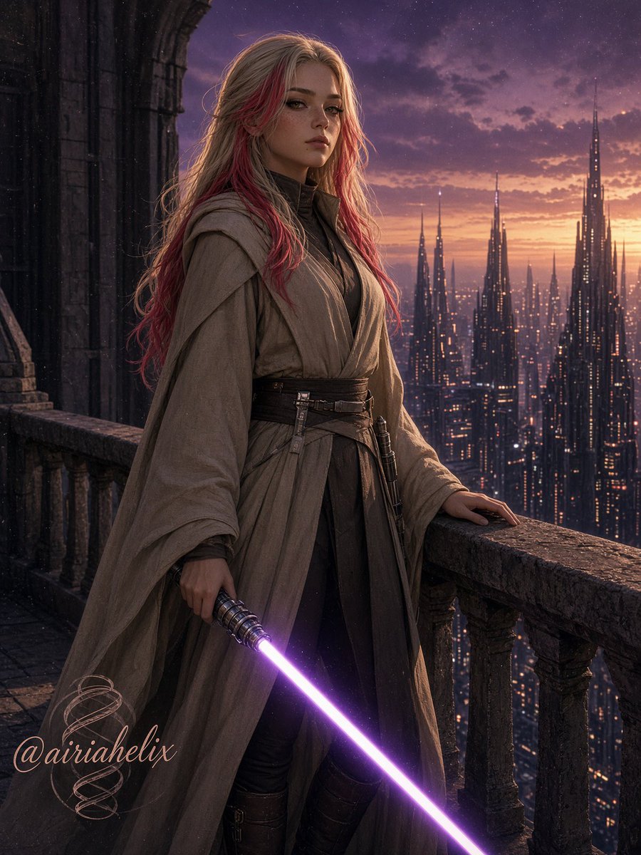 airiahelix's tweet photo. Here’s a QT challenge for you. Your very own Master Jedi. Shall we rebuild the order here in this one singular tweet?
#airiahelix #starwars #eternalstruggle #light_side #dark_side. https://t.co/QgHXkeZjJj
