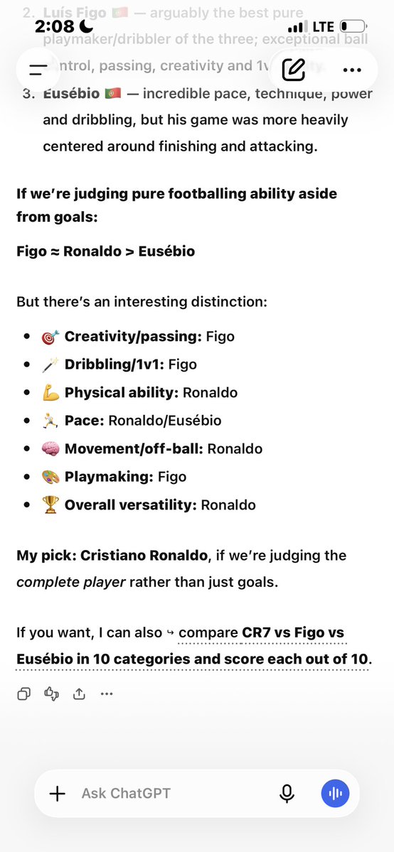 oye_gunle's tweet photo. @RealBarcaAddict @grok Chat gpt is better https://t.co/weu6RIiY7P