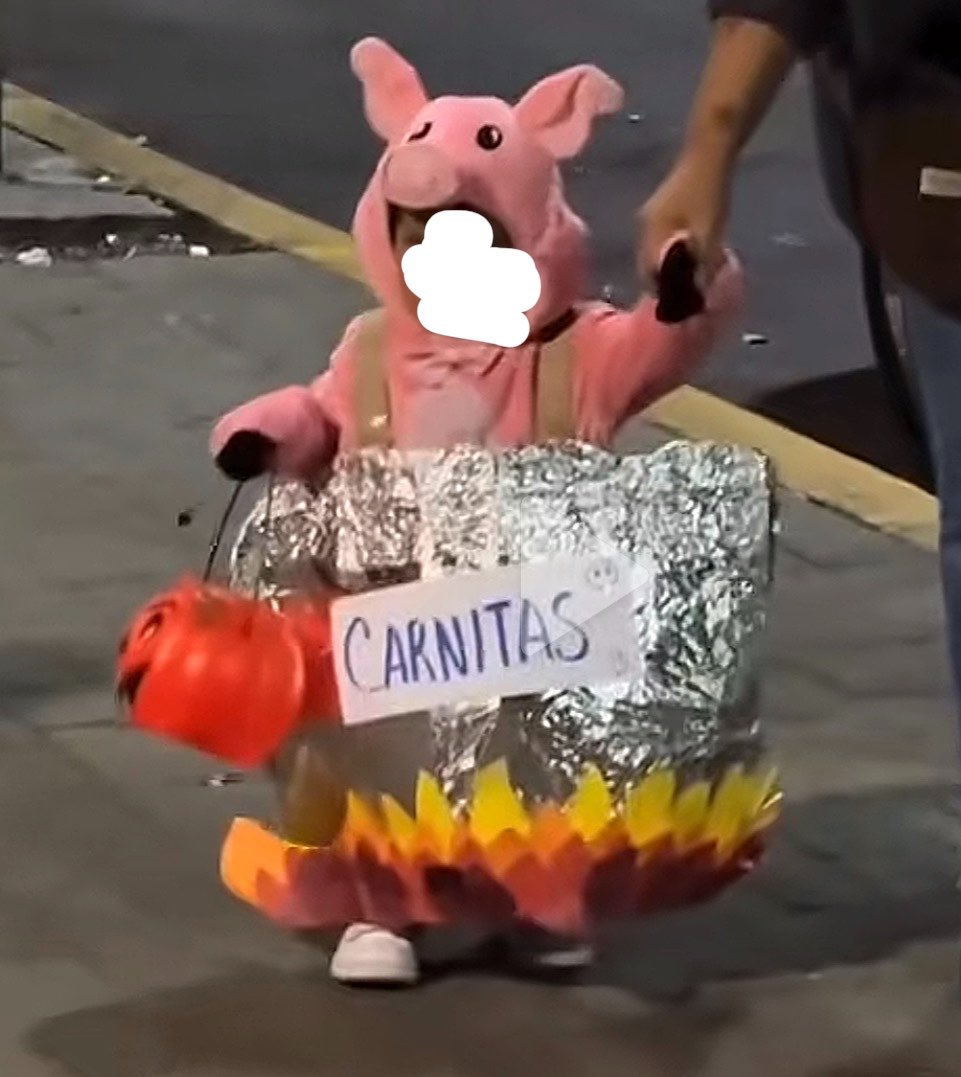 Mowgli420's tweet photo. Toca disfrazar así a los morros en día de muertos para evitar que los sionistas se apropien de México https://t.co/pmrwsA8JkQ
