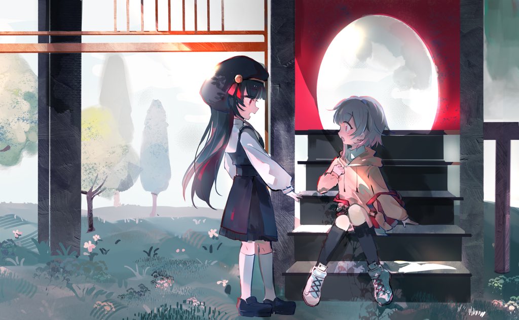 rainy12311's tweet photo. #まのさば二次創作 
初めての出会い https://t.co/m4U58ATpuH
