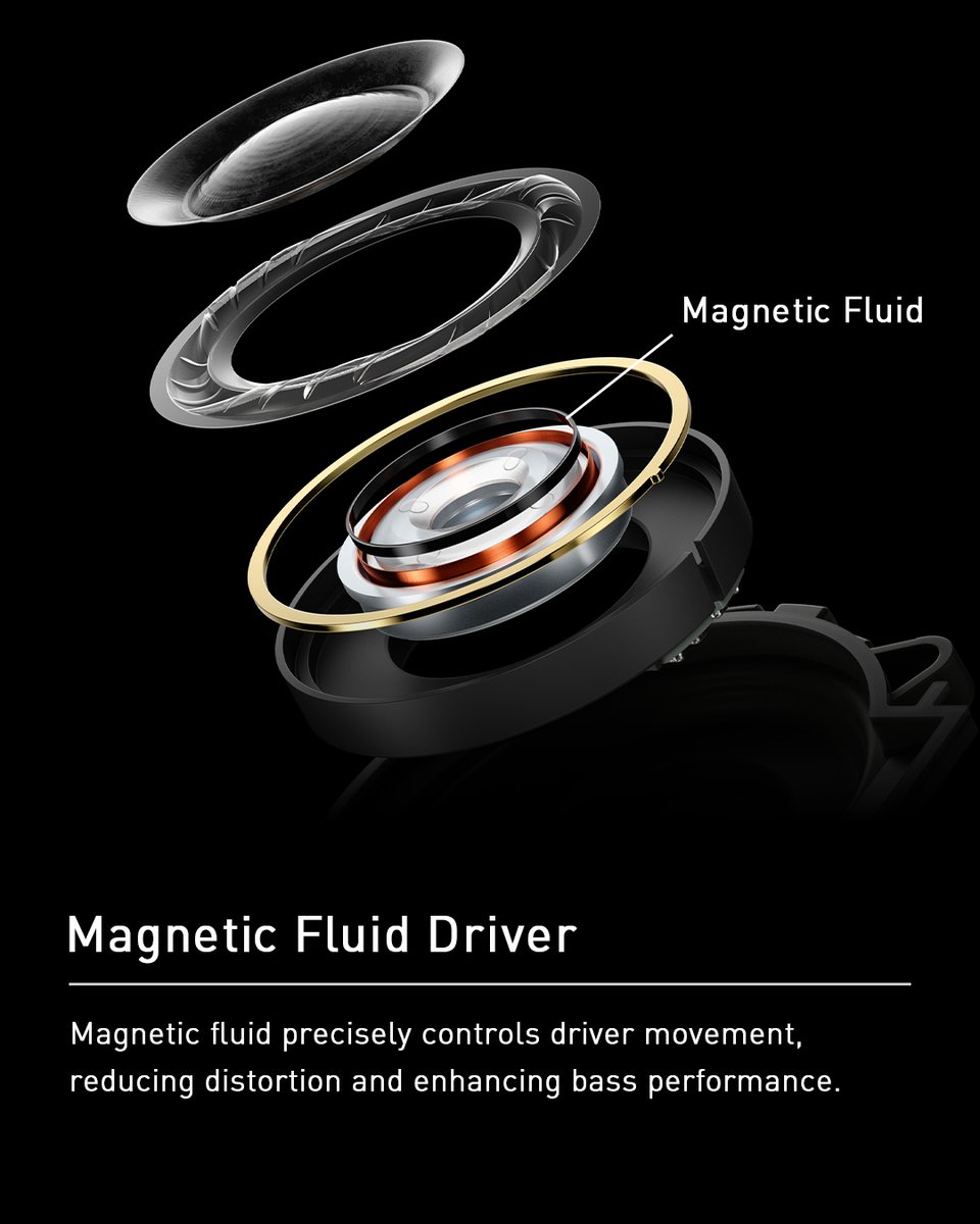 technics's tweet photo. What is the Magnetic Fluid Driver featured in the EAH-A1000?
Magnetic fluid precisely controls driver movement, reducing distortion and enhancing bass performance.
Discover how it delivers natural sound, accurate bass, and true high-resolution detail.

#Technics #EAH_A1000 https://t.co/FMhXxOtetd