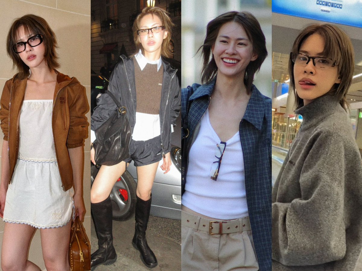 nickteoh87's tweet photo. Emi in Miu Miu — from airport look to after runway look to Miu Miu after party look to casual look. 

She is turning Miu Miu into her own signature, effortlessly chic and endlessly captivating! 💫💫💫

#MiuMiuxEmi
#MiuMiuSS27
#emiamily
#MiuMiu https://t.co/up2eUi6Pvg
