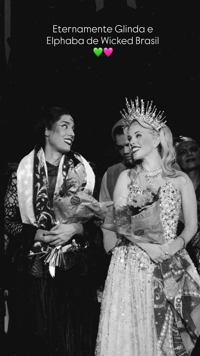 juhferreraa's tweet photo. Pra sempre Glinda Bang e Elphaba Ruiz 💚🩷 https://t.co/JPOekKN30e