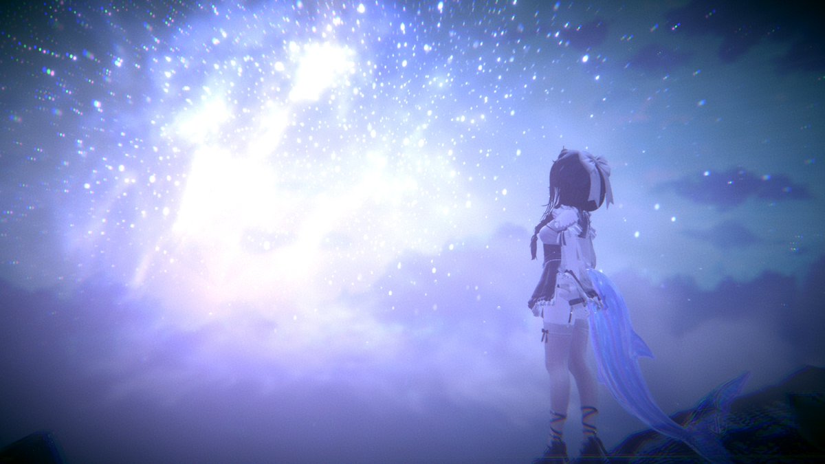 LiluRays's tweet photo. おはよ〜
なんで10月になってから忙しくなっちゃったんでしょうか…ヾ(:3ﾉｼヾ)ﾉ
今日も適度に頑張りましょう〜
 #VRChat 
 #VRChatPhotos https://t.co/PNe4guyPMT