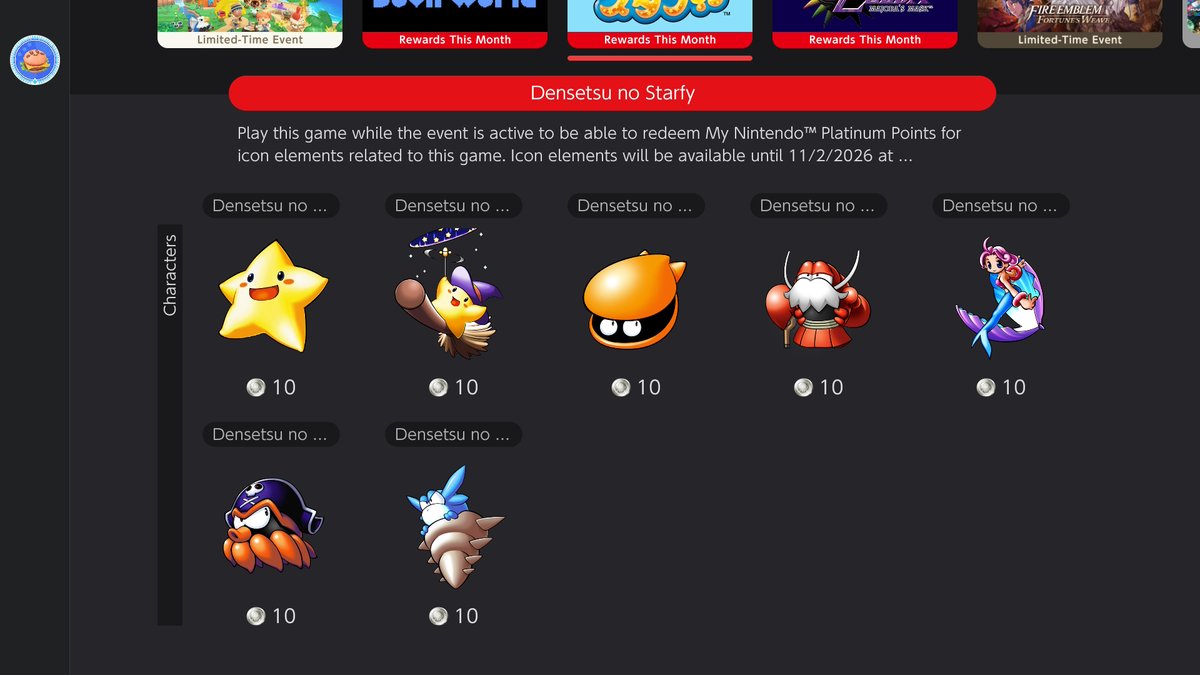 IconsNSO's tweet photo. Play &amp; Redeem: Densetsu no Starfy #NintendoSwitchOnline icons are here! They'll be available until November 2. #NintendoSwitch #NintendoSwitch2

* A Nintendo Switch Online + Expansion Pack subscription is required to claim them. https://t.co/7uuHgRdFdE