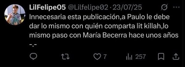xeesyalb's tweet photo. @Lilfelipe02 @PauloLondra Info tambien hablaba por paulo ridículo, ponte a razonar y analizar lo que tu mismo dices, defendías a lit  y tiras a Tiago por la misma tontería https://t.co/bO3mrsMlEY