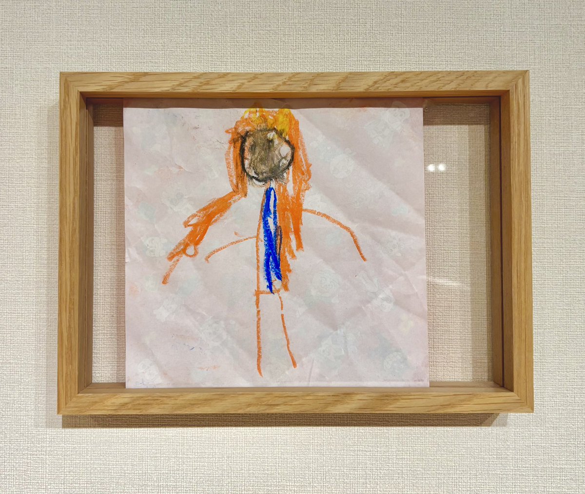 shogo_matsuo's tweet photo. 娘が娘を見ながら娘を描いてくれました！
#キョーコの押収品 https://t.co/5eL06D473a