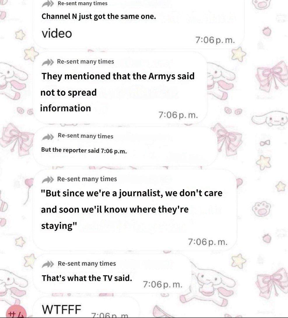 _sdl93's tweet photo. Así es como los medios peruanos están dispuestos a acosar a bts durante su estadía en Perú. Las armys están siendo molestadas por los locales e incluso medios de comunicación. 

Si encuentran pruebas donde están haciendo esto porfavor hay que denunciarlos en el Portal de Hybe. https://t.co/3yoawTgmry