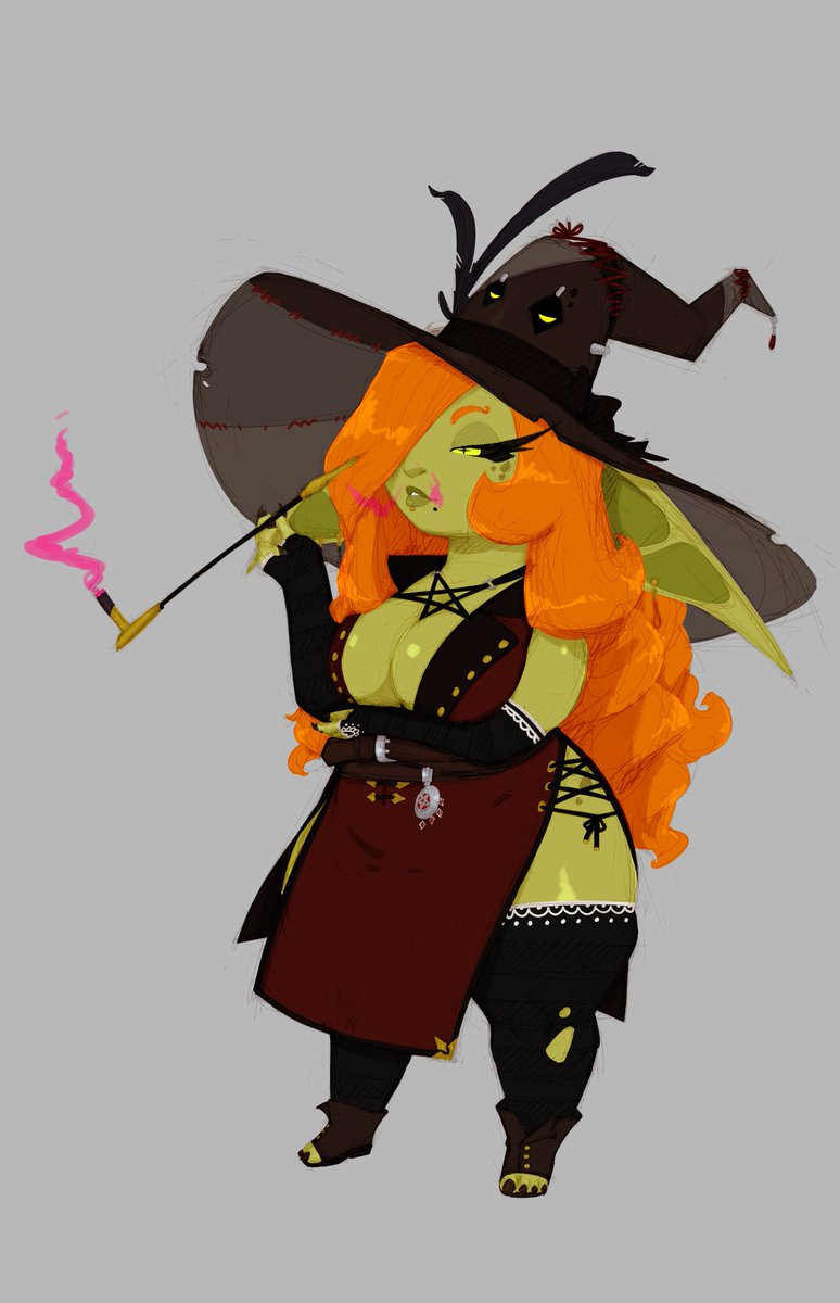 _wigglbop_'s tweet photo. Here's an old Ju'Ja &amp; Borus while I work on a new piece for the season.

🥕 https://t.co/K0TF5JDf5F