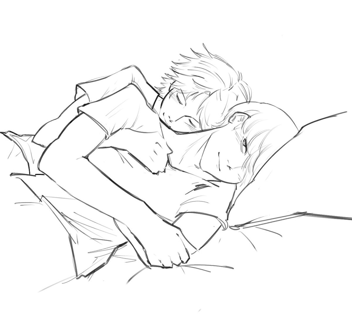 narukamibias's tweet photo. #souyo doodle of today!! cuddling!!! 

#persona4 https://t.co/hxlKaUGnQr