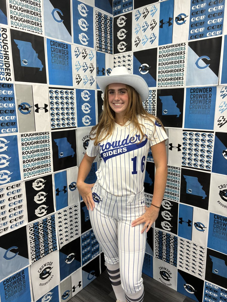 Reese_L_Brown's tweet photo. Excited for the future! Go Roughriders! 
#crowder #roughriders

@CoachKeckCC @RoughriderSB @CCRoughridersSB @dc_fastpitch https://t.co/lol43a6P7T