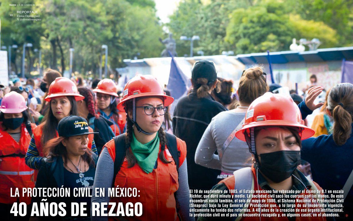 BuzosNoticias's tweet photo. 🅱️#buzos | La protección civil en México: 40 años de rezago
La protección civil en el país se encuentra rezagada y, en algunos casos, en el abandono.
Lee más: https://t.co/TdXgonWbW7 https://t.co/0CDkObTKNg