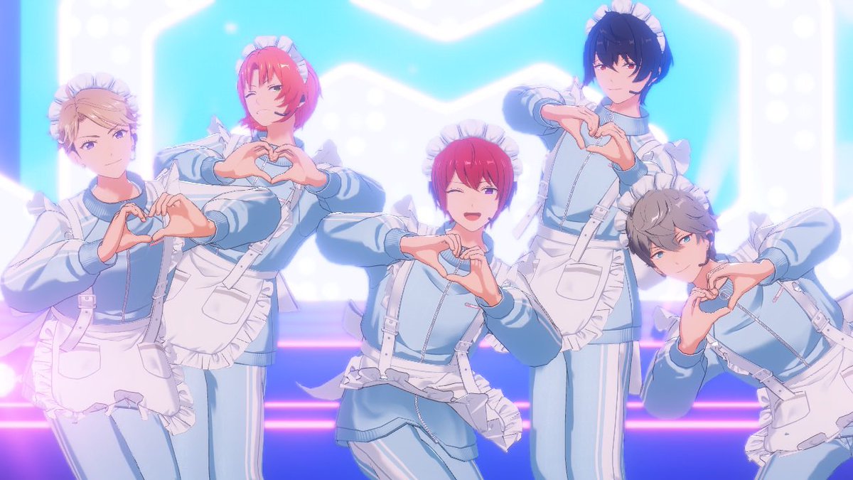anyan1515's tweet photo. ついにブルーのジャージメイド交換できた💖Knightsかわいい💙💙💙💙💙 https://t.co/HVexNobu5G