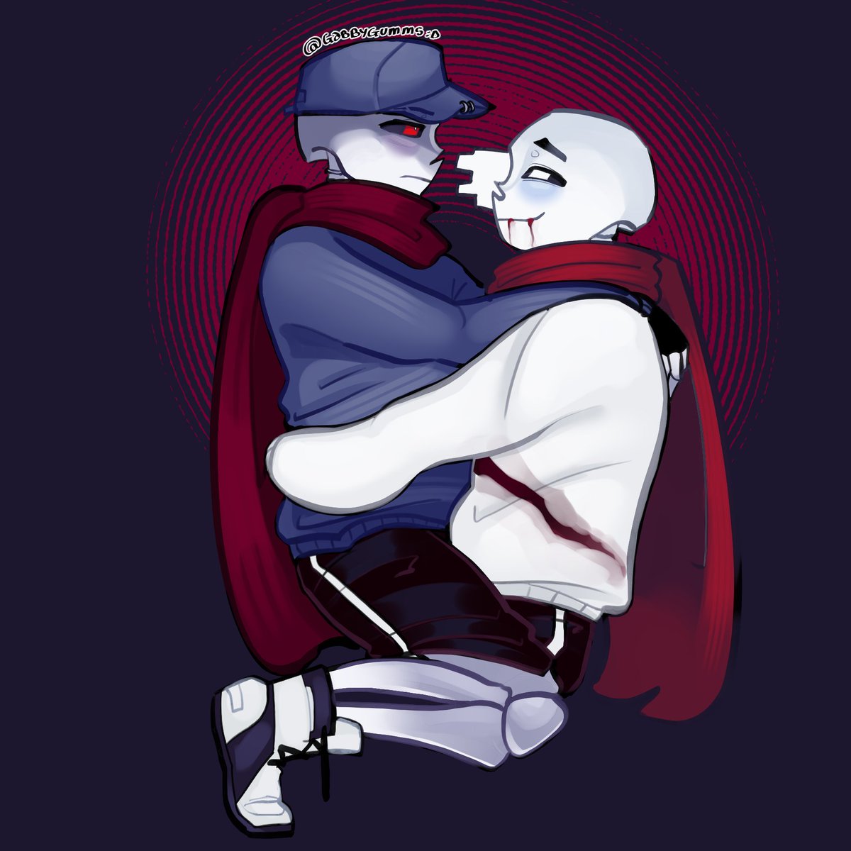 GabbyGumms's tweet photo. I love them so much; sometimes I like to draw them looking a little cuter.
#dustgeno #dustyscarf #dustsans #genosans https://t.co/5X1kD244Ao