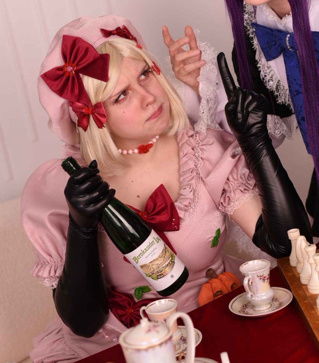 limbobimbo7's tweet photo. @dorito4her_ This wine is so delicious! However, I tried Bernkastelers Lay, the bottle is still stored as a prop :D https://t.co/qO6Y0T251j