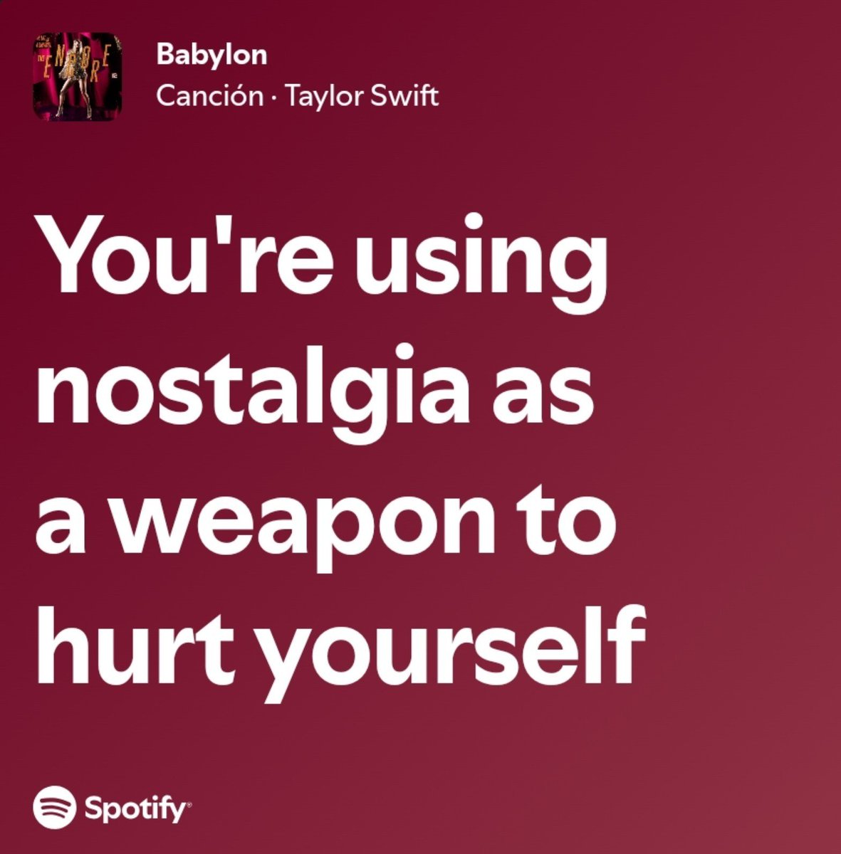 riveryunfernet's tweet photo. Taylor Swift sos mi mejor amiga y al mismo tiempo mi peor enemiga. https://t.co/keQOm2b1wC