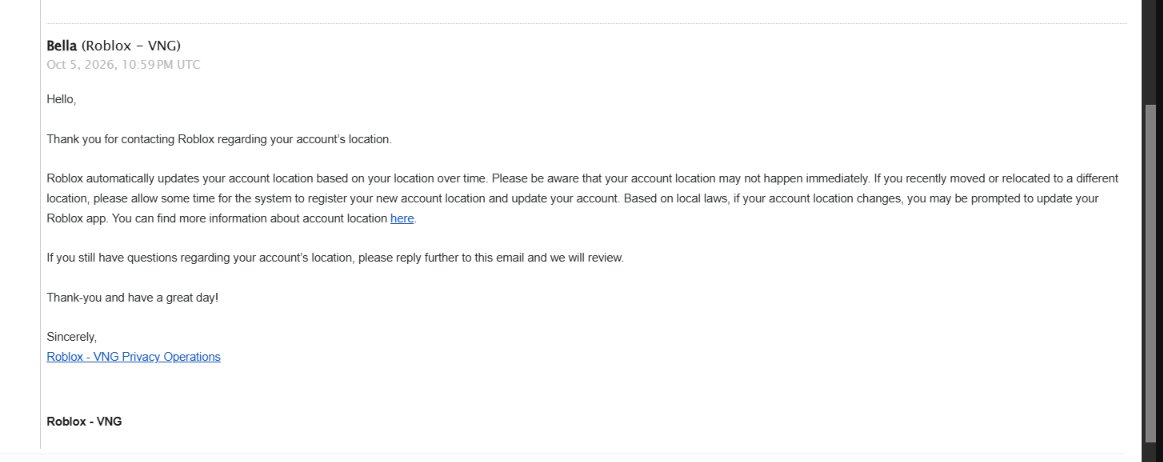 nhatduy2005's tweet photo. @BloxyNewsVN after rougly 20 days using VPN consistently, i got a different type of email (havent sent any email this week and uhh idk if i made it or not since i already verified my ID back in 2021) @BloxyNewsVN https://t.co/YlsuEJ5TIm
