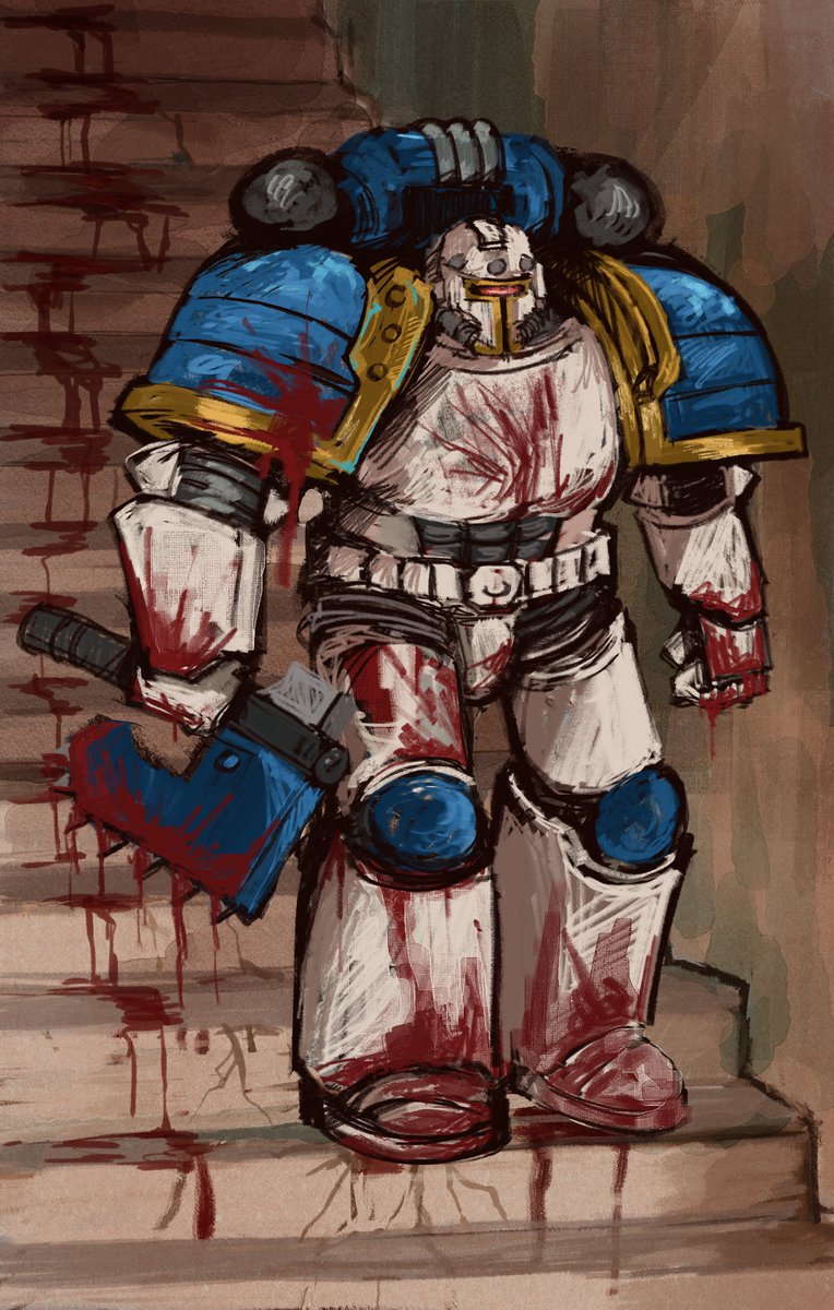 dj_b3n1's tweet photo. world eater sketch comm https://t.co/VVeNOaOgpT