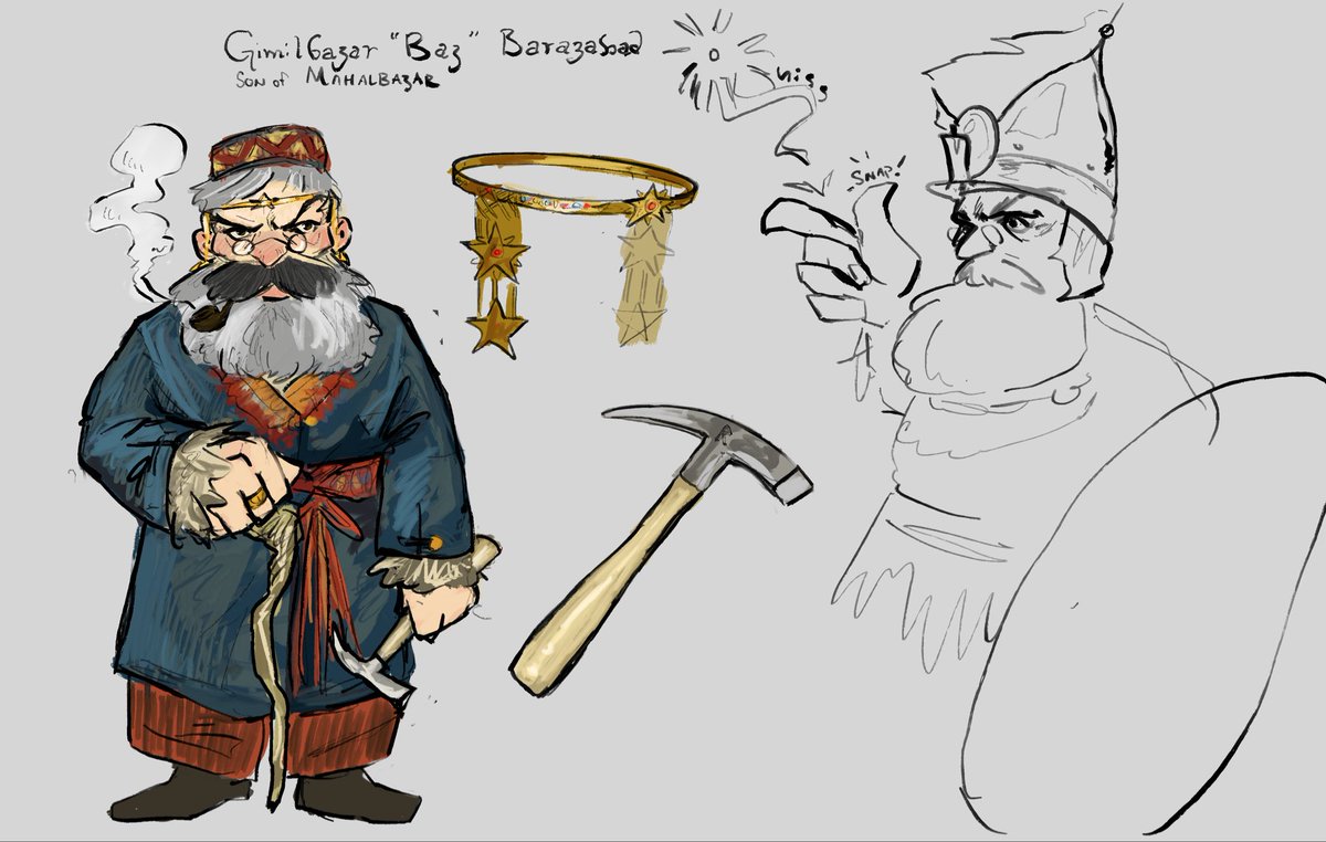 g7127_'s tweet photo. dwarves 
#dnd #art https://t.co/ANeQfwVs4L