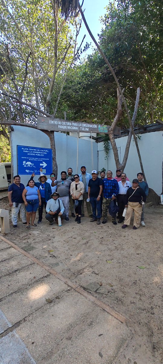 CONANP_mx's tweet photo. Se llevó a cabo una jornada de capacitación para la acreditación de guías de turistas con especialidad en interpretación ambiental. ✅

Esta capacitación se realizó en el marco del #PROCODES 2026, del PN #Tulum y el APFF #Jaguar. 🏝️

#SomosNaturaleza 🌴🌊🌿🌸🛥️🥾🐝🦎🐦🐆🐊 https://t.co/NFR441zzGe