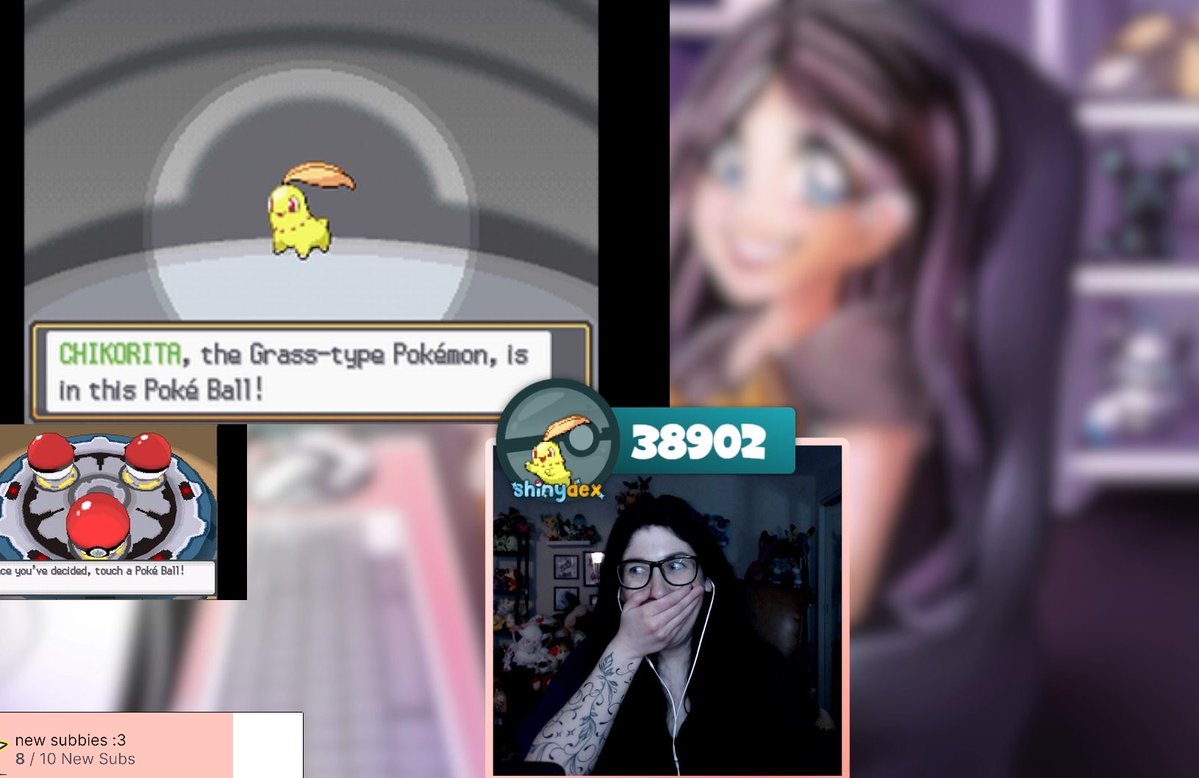 theitscolleen's tweet photo. anyway! this shiny Chikorita took me close to 40k encounters and 2 years to find 🙂‍↕️✨ https://t.co/0yAQmDuG2w