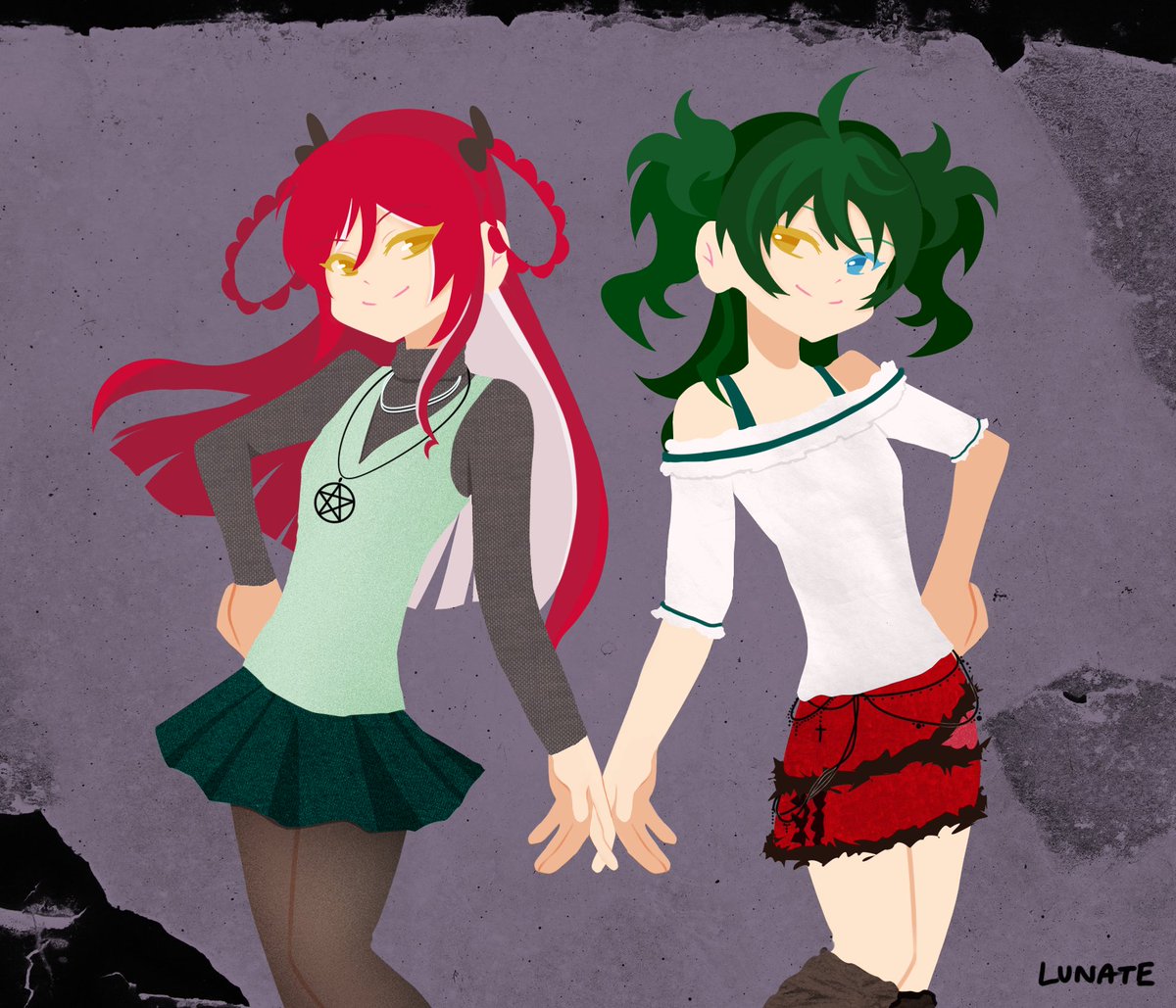 Lu2nate's tweet photo. 夏みか NatsuMika
(女体化 Femstars)
#あんスタFA #enstars https://t.co/qT8fUAUc2s