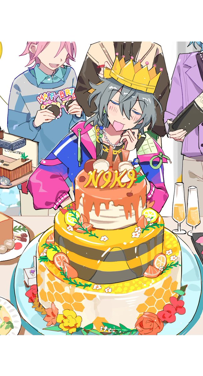 saezu_nmn's tweet photo. 遅刻してしまったが、ニキくん誕生日おめでとう🎂🎉🎊 https://t.co/URSH4RYeoQ