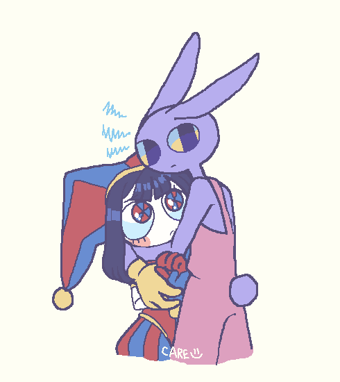 villagerkiki's tweet photo. #funbuntober26 #funnybunny #jax #pomni 
Day 5: Jealousy https://t.co/XGAibSLyfO