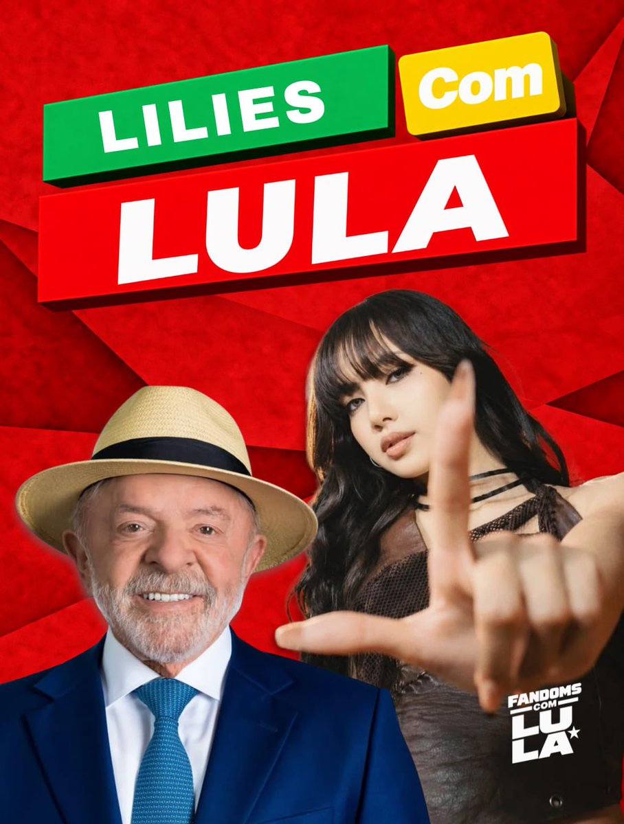 LisaAcervo's tweet photo. LILIES, estamos juntos com o @lulaoficial e outros fandoms no movimento #FandomsComLula.

Acreditar em um futuro melhor também é saber de que lado queremos estar. Seguiremos lutando por nossos direitos e pelo Brasil que queremos construir! ⭐️ https://t.co/HsgtkrwWZR