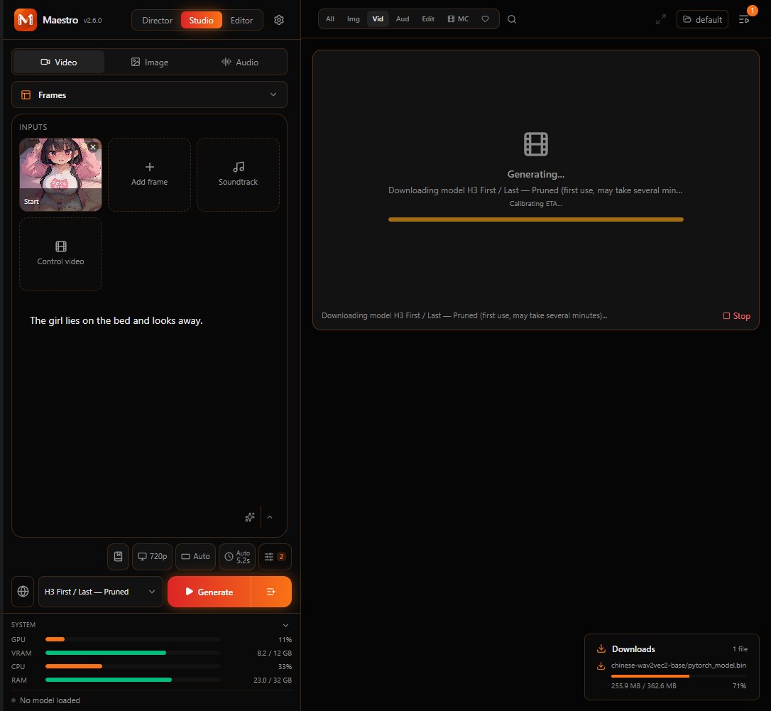 Maestro WebUI Local Multimodal Setup preview