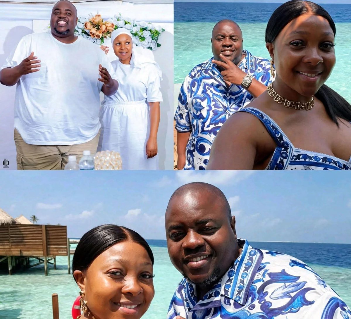 georgediano's tweet photo. Zimbabwean businessman Wicknell Chivayo and his wife, Lucy Muteke, will be buried without their heads after forensic teams failed to recover them from the helicopter crash site. Family spokesperson Herbert Chivayo said the victims’ bodies were severely burned and fragmented in the incident.

Forensic examinations reportedly established that remains initially believed to be skulls were not human heads. The family has therefore ruled out a public viewing of the bodies. Chivayo and Muteke will be buried separately but side by side at Glen Forest Cemetery in Harare on Thursday where Africa heads of State are expected to attend.
