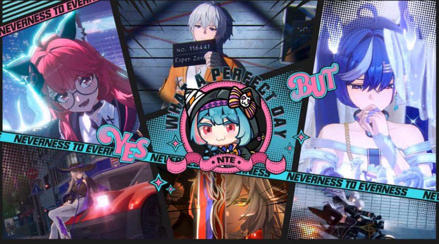 LilyNTE_'s tweet photo. I found this image advertising the game from a chinese source, i think its pretty cool. Looks fan made but still great #nte #ntecreator #nitsa #gacha #nanally #zankou #blackbird https://t.co/DoCnx4EGlN