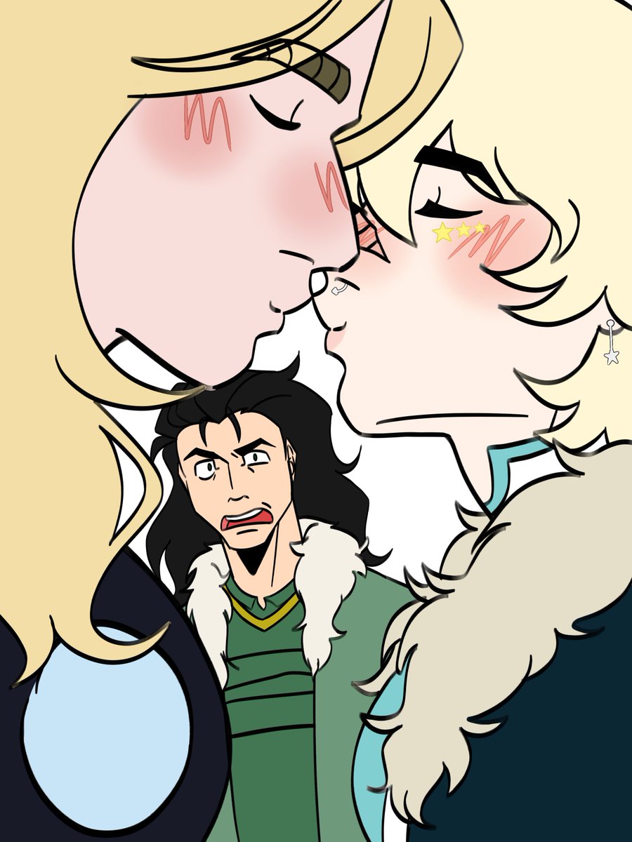 thundiethor's tweet photo. Loki get the fuck out of there

#yumeship #thunderstars #ocxcanon https://t.co/0dHn8Nirl3