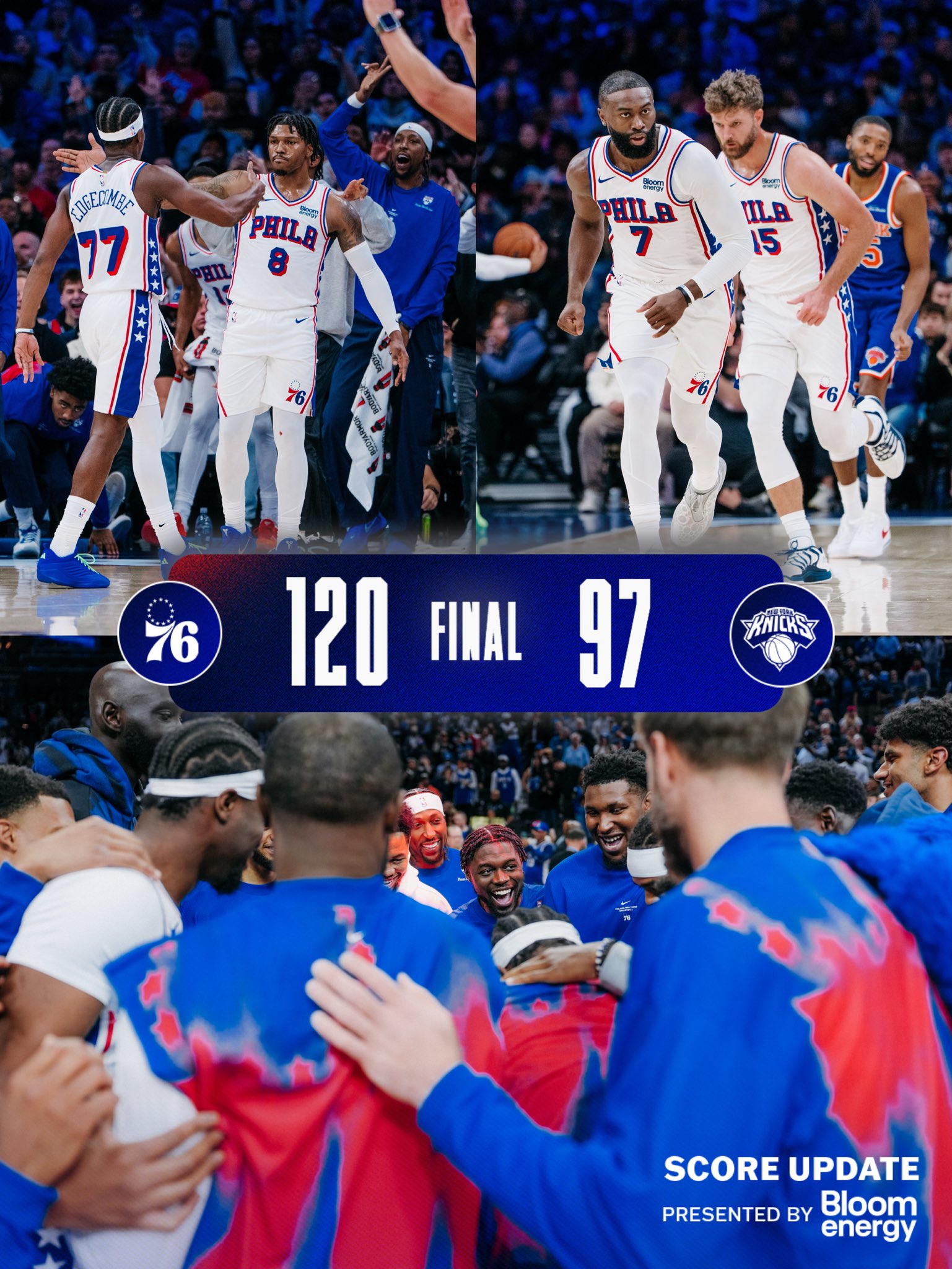76ers 120-97 Knicks | NBA Preseason