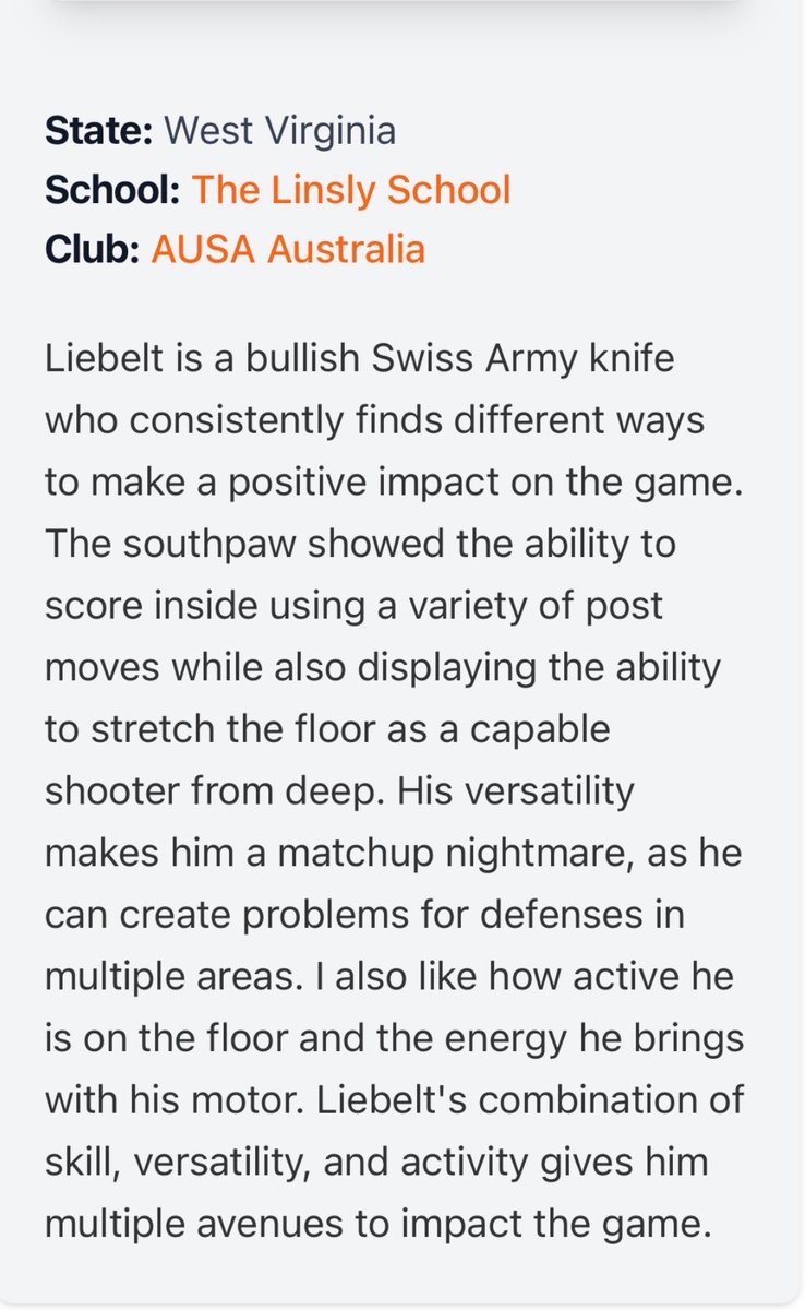 Masonliebe55248's tweet photo. So grateful to receive this write up by @_TomKeller and @PrepHoops_WV. Thank you🙏 @linslymbb https://t.co/n8UIndErpp