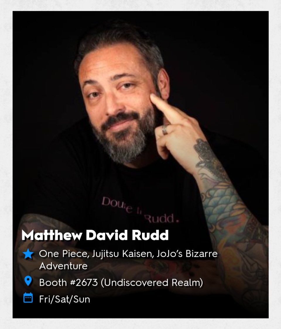 voiceofrudd's tweet photo. NYCC 2026 Schedule:

Friday 10/9 - One Piece Panel
Empire Stage @ 12:45 ET

Fri 10/9 - Signing @ Booth 2673 After Panel
Saturday 10/10 - Signing @ Booth 2673
Sunday 10/11 - Signing @ Booth 2673

#NYCC
#Loki #OnePiece
#Panda #JujutsuKaisen https://t.co/5mIXv0ZNAL