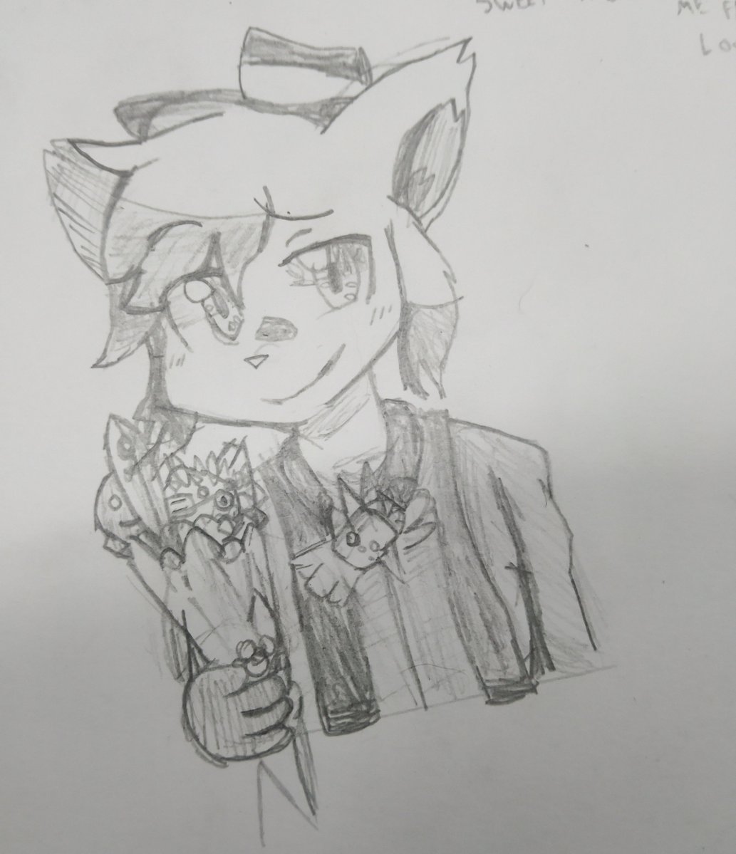 weckstone95779's tweet photo. Yonkatober Day 5 - Sweet Treat, You Made me Fall in Love

I like this gentleman yonkat. Total gentleman, holding out a fish bouquet for you (sorry for not full speedpaint, forgot mid recording, got the sketch though)

#yonkagor #yonkagorfanart #fish https://t.co/mE2wg46UAE
