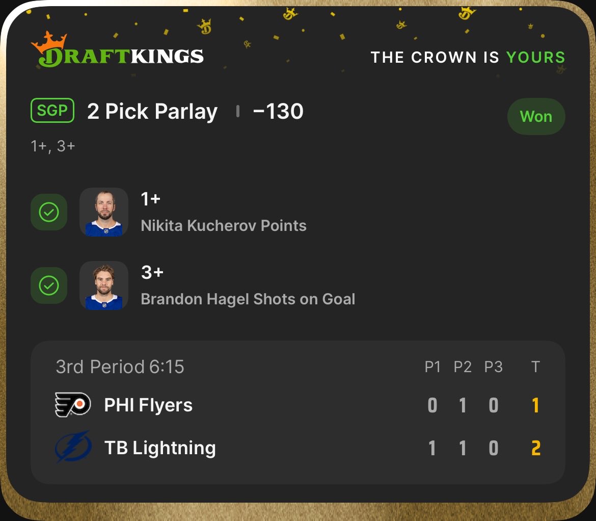 ShortSideBets's tweet photo. Yikes bro tough night for the sharks with no celebrini. Explains why he had a tough night against the kings but we’ll be back tm been really hot on SOGs so I’ll be giving those tm below are some ones I hit today https://t.co/mb7tvKoNhI