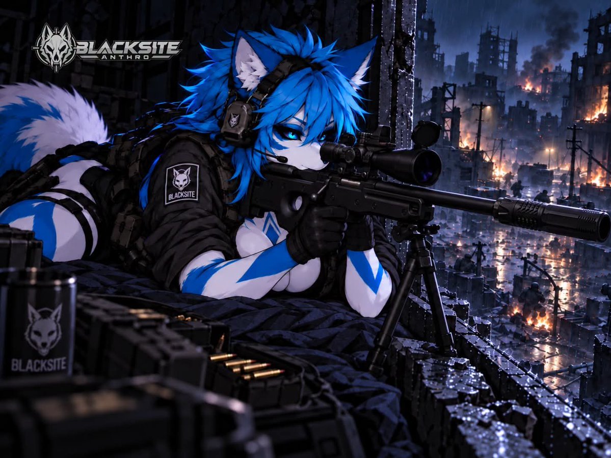 blacksiteanthro's tweet photo. “Director’s Touch”

Sometimes if you want something done right, you gotta do it yourself. 💙

A little hands-on fieldwork from the Director herself.

#BlacksiteAnthro #FurryArt #AnthroArt #TacticalFurry #AIArt https://t.co/rIR3n0DvG5