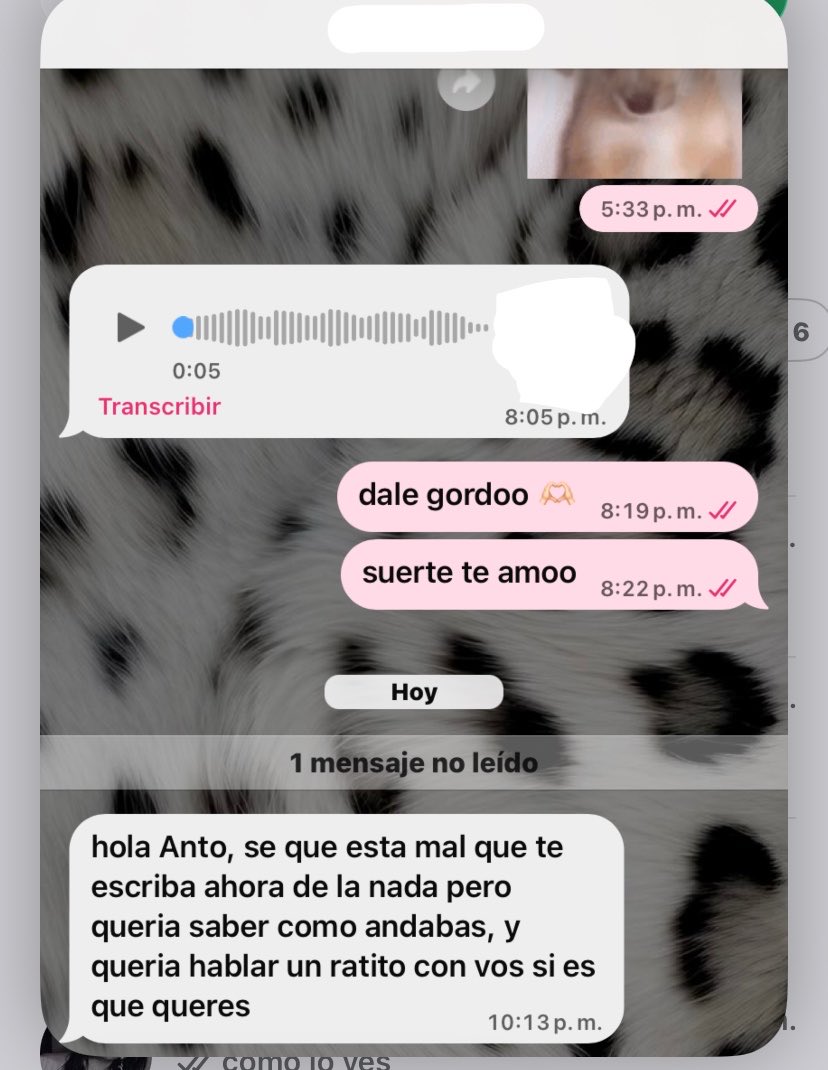 antoooclm's tweet photo. okey me dejó de hablar hace una semana y ahora esto, tranquilo rey hablame cuando quieras 🥰 https://t.co/HY4WgqWC3Q