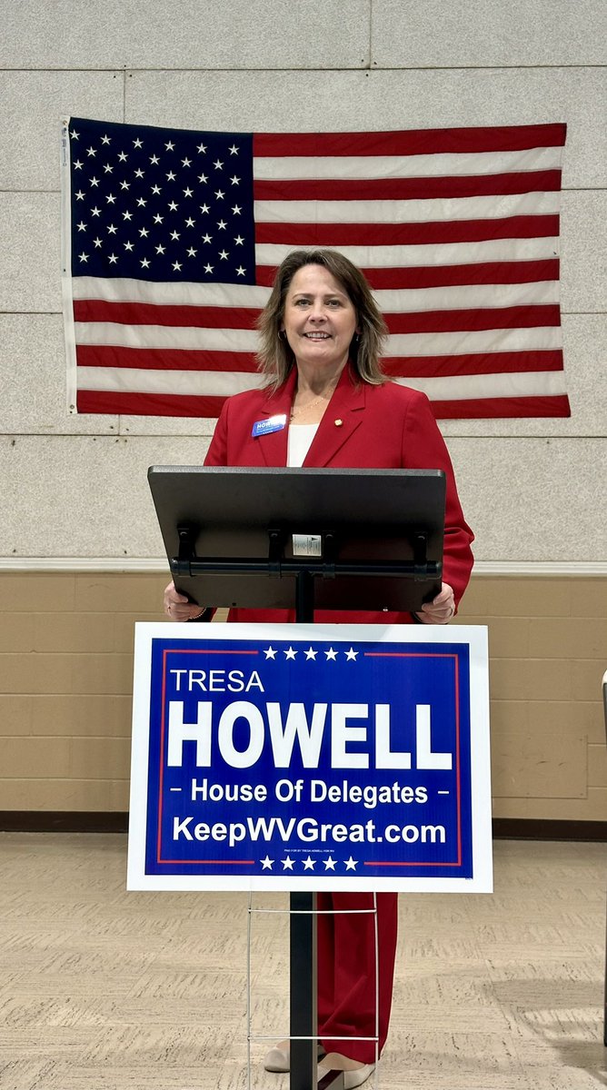 TresaHowell4WV's tweet photo. Thank you to the Town of Belle for hosting the candidate forum &amp; to everyone who came out!

I’m proud to work hard &amp; show up for District 52 every day. I’d be honored to earn your vote &amp; continue serving you for a 2nd term🇺🇸

#TresaHowell 
#WVHD52 
#UKV 
#WVPolitics https://t.co/TQtR1HSiD8