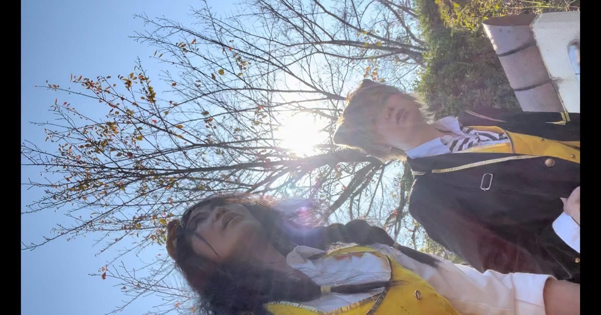 9pyK6bNtU2QBQ2l's tweet photo. 手柄山平和公園
姫路　兵庫県　日本
撮影日　2024.11.04.#ツイステコスプレ 

🍩アマネサマ( @amane_10_6 )
📱selfie
🦁me

手柄山 https://t.co/30LlrOMRcC