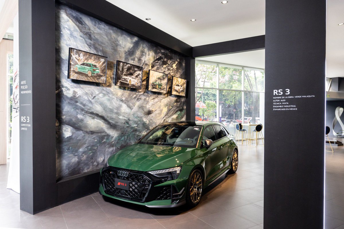 AutosyMas's tweet photo. #Audi de #México celebra los 50 años del legendario motor de cinco cilindros de #AudiSport con la llegada del #RS3competitionlimited al país en medio de la exhibición temporal “Velocity in mineral form” que se presenta en la #CDMX.
@AudideMexico #noticias #automotive https://t.co/igcbvB4syp