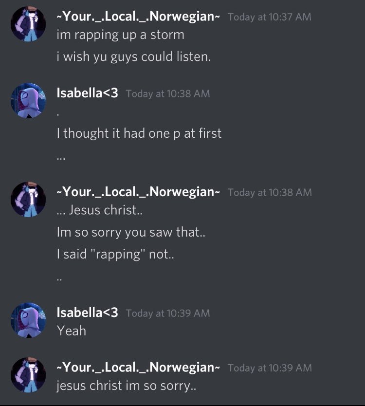 nocarelol's tweet photo. @bruyoy Imo no other Discord DM screenshot can top this https://t.co/COTWMIHN9v