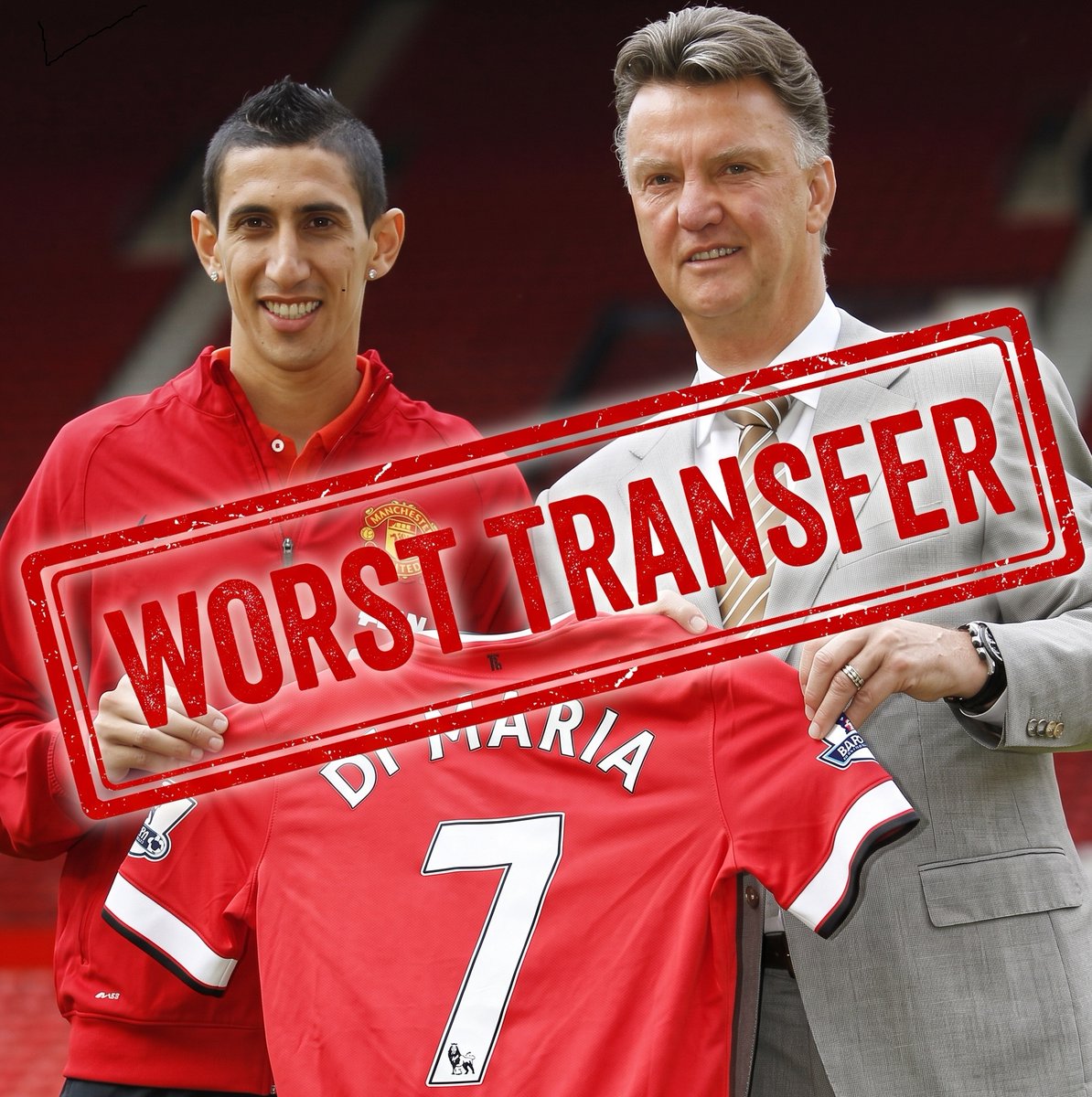 ManUtdXtra's tweet photo. 🗣 Gary Neville: "Since Sir Alex Ferguson's departure, Angel Di Maria is Manchester United's worst transfer in history."

Do you agree ? https://t.co/Wio2xxLNTj