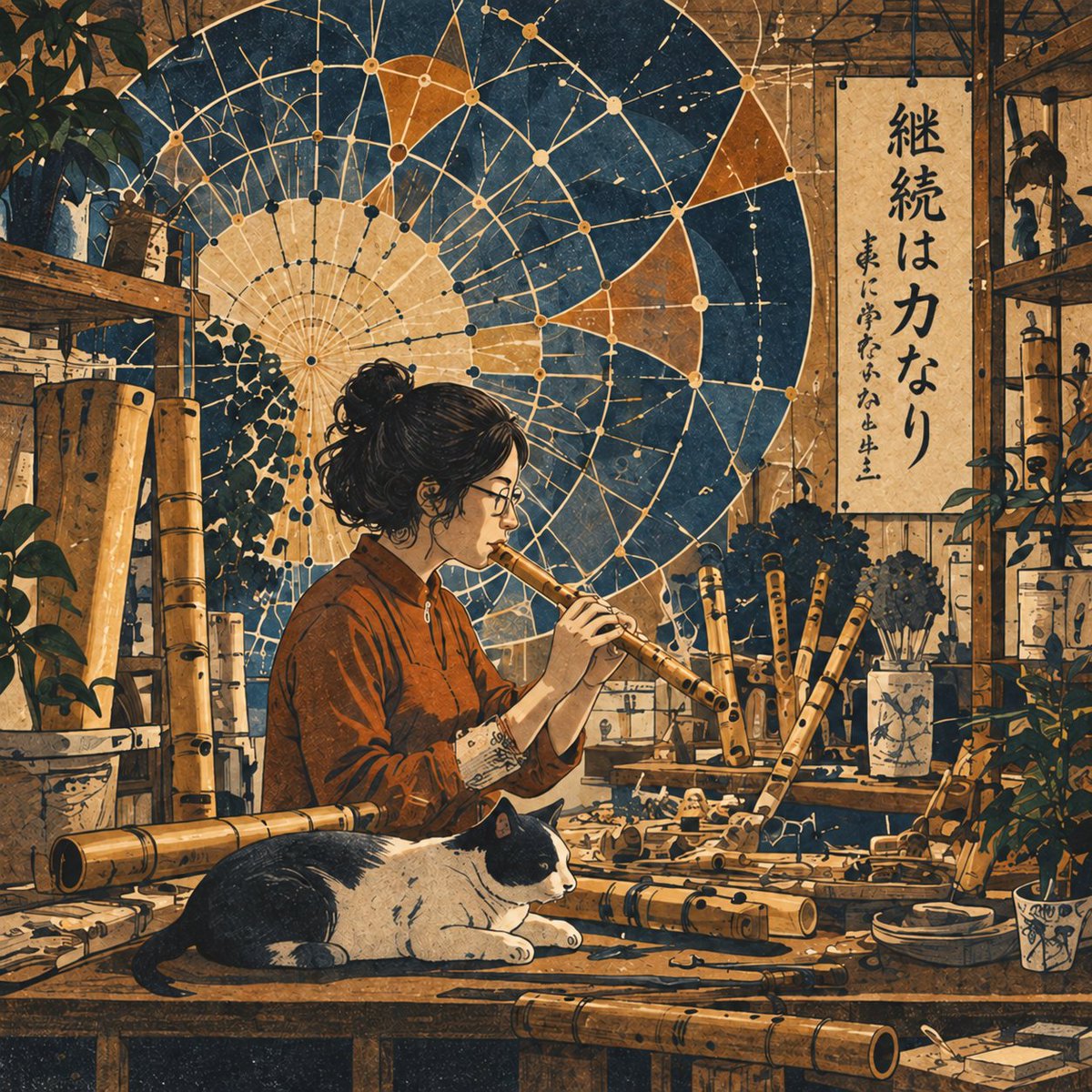 ooasahan's tweet photo. 斜め向かいの奥様

普��から竹を削って作品作ったりとおもろい感じの人なんですが、ここ1年ほど、笛に目覚めたらしくよく練習されています。

笛の音がうちまで届くのですが、
だんだん上手くなってきてます。笑 https://t.co/DFDIYByCZG