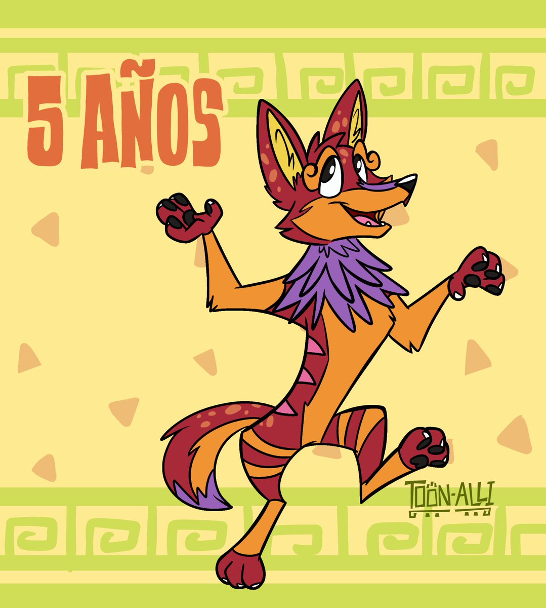 Spec_wulf's tweet photo. Thanks for these 5 years!
Toon-Alli, my illustration brand, turned 5 today; I hope to cross Mexico's borders in the near future! 🌟
#toonalli #mexico https://t.co/vKhJyOhMWQ