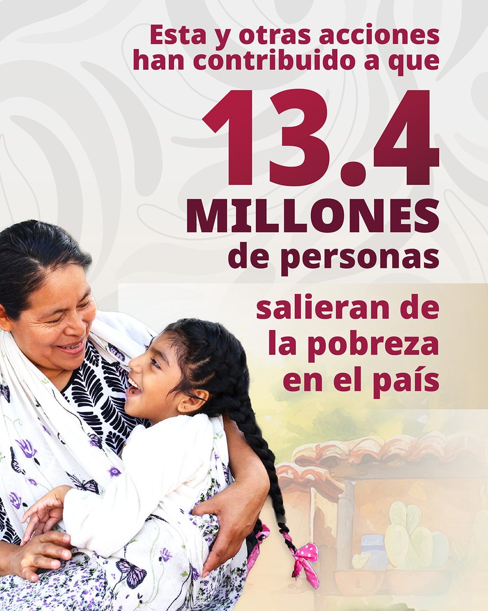 bienestarmx's tweet photo. Más de 42.8 millones de personas reciben una Pensión o Programa para el Bienestar. Con una inversión anual superior a 1 billón de pesos, avanzamos en mejorar las condiciones de vida y construir un México con mayor justicia social.

#ConstruyendoBienestar
#LaHonestidadDaResultados https://t.co/iKD7xiGCU1