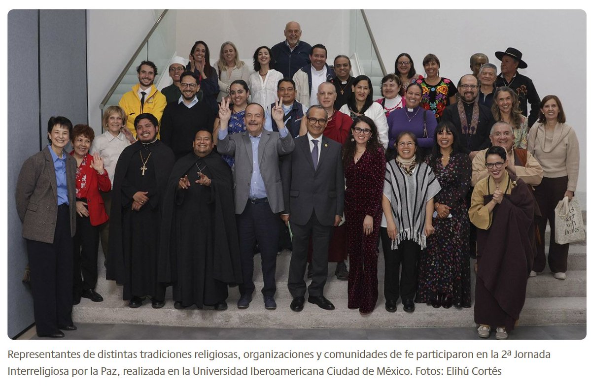 imdosoc's tweet photo. 🕊️ En la 2ª Jornada Interreligiosa por la Paz, realizada en la IBERO, distintas tradiciones religiosas compartieron experiencias para construir una paz activa frente a las violencias que atraviesan a México.

📖 Lee la nota completa👉🏻https://t.co/P54N0T2kaA https://t.co/bTP73Bu1AS